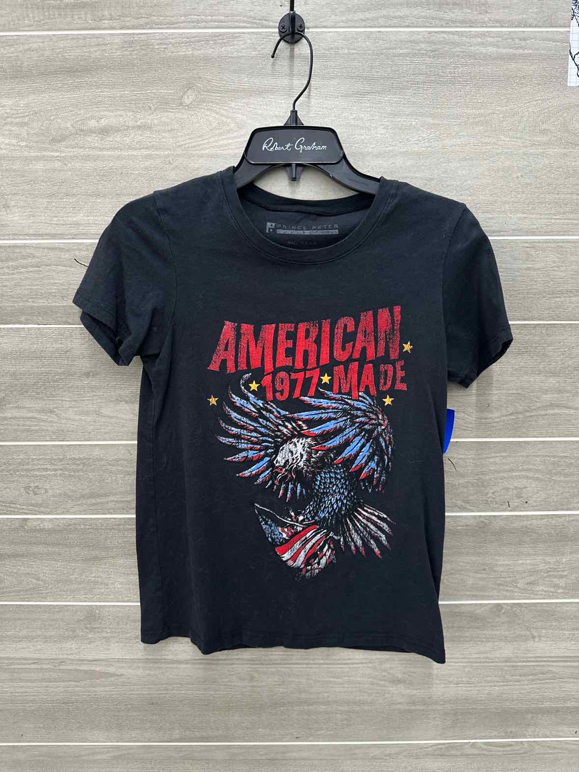 Prince Peter Size XS Black Womens Shirt