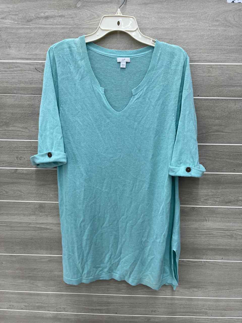 J Jill Size XL Green Womens Shirt