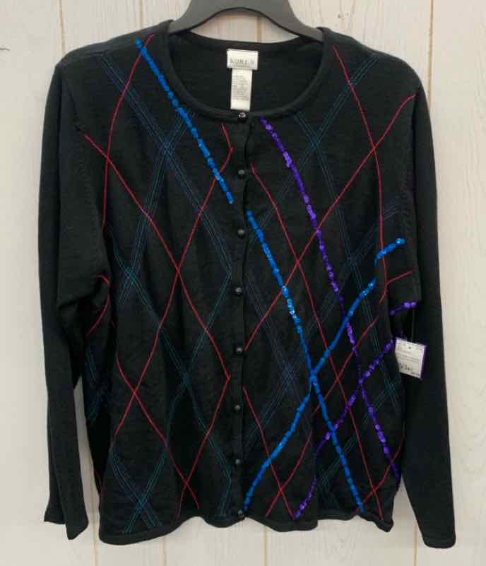 Koret Black Womens Size 1X Shirt