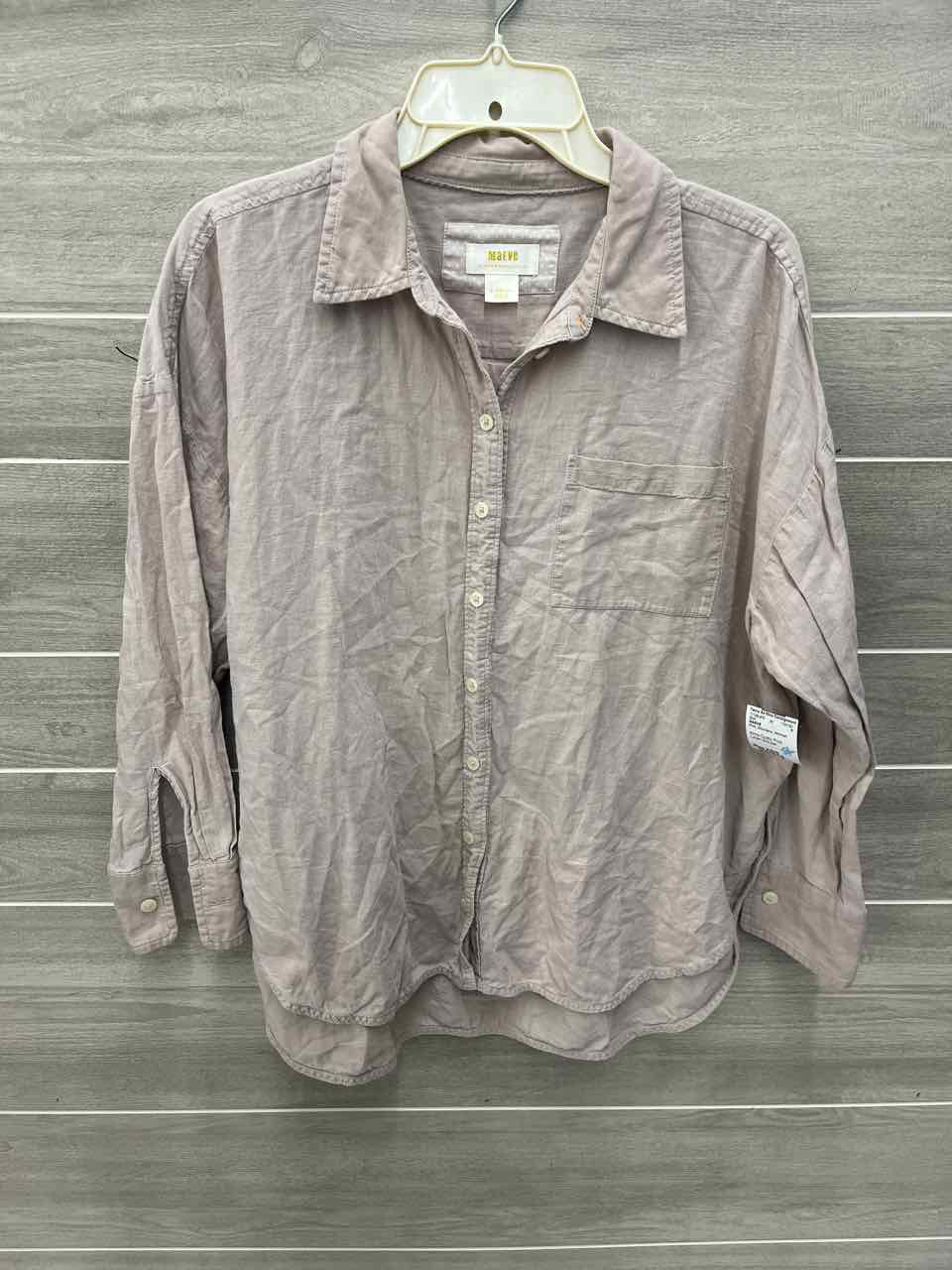 MAEVE Pink Womens Women Size XS/S Shirt