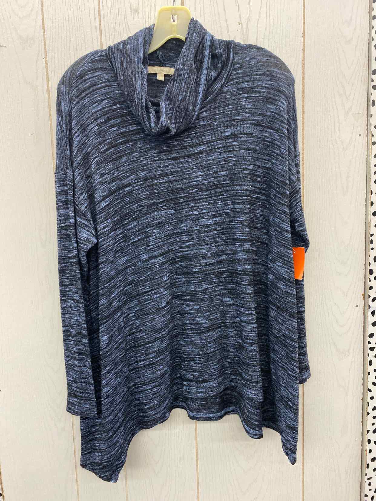 Joan Vass Blue Womens Size S/M Shirt