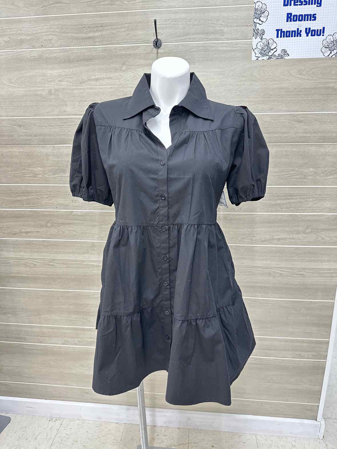 Size 1X Black Plus Dress