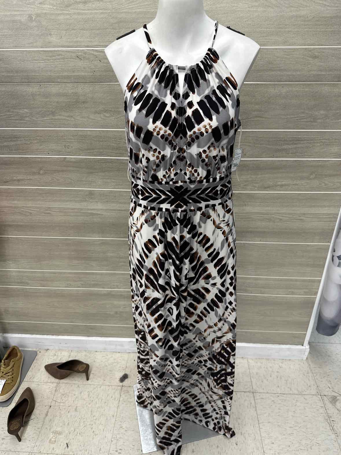London Times Size 10 Brown Womens Dress