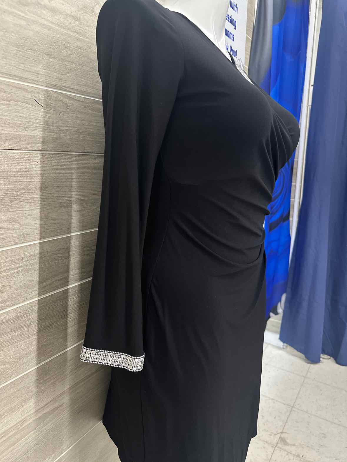 MSK Size 10 Black Womens Dress
