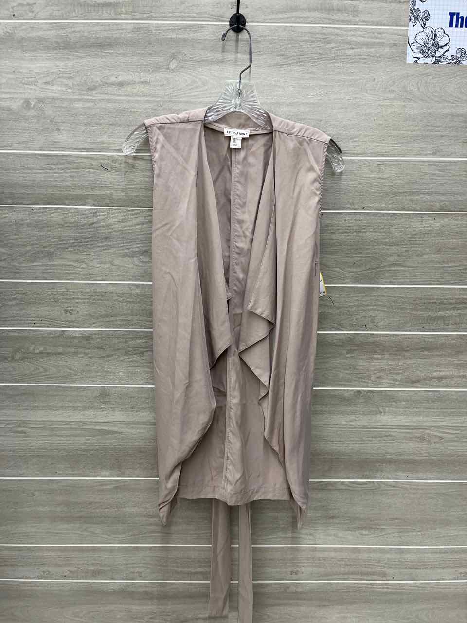 Artisan NY Tan Womens Women Size Small Vest