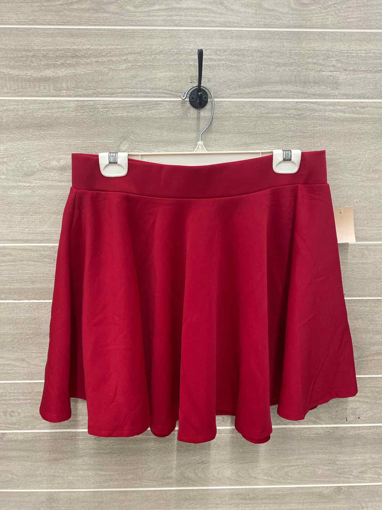 Red Womens Size 14/16 Skirt