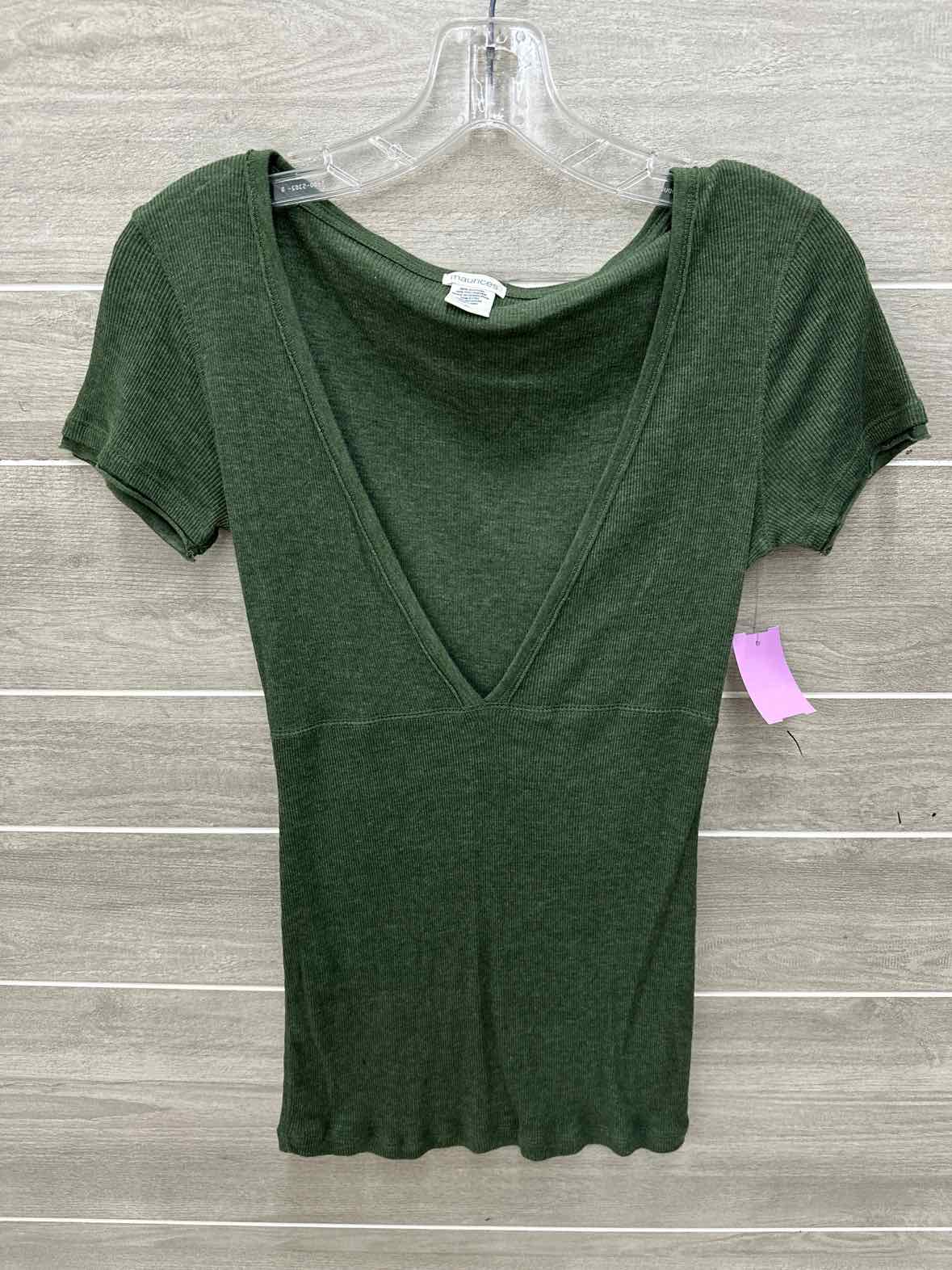 Maurices Olive Junior Size M Shirt