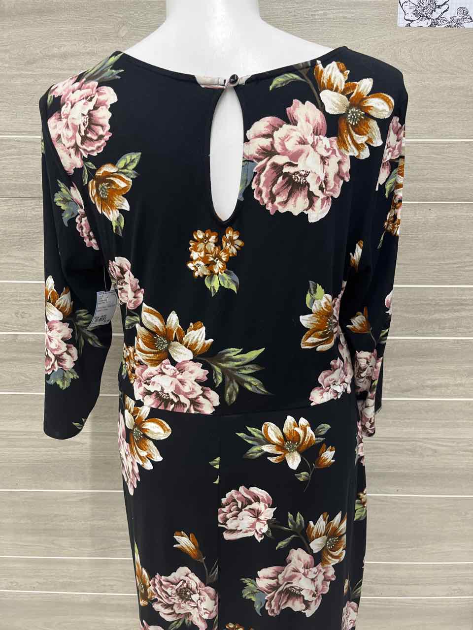 Fortune + Ivy Size 18/20 Black Plus Dress