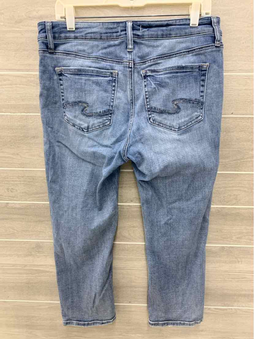 Silver Blue Womens Size 12 Jeans