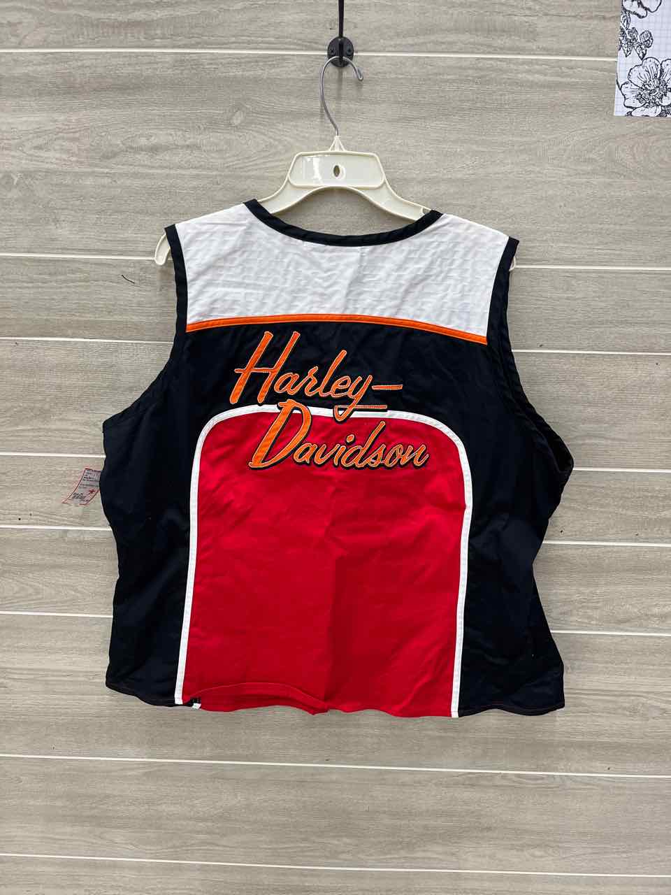 Harley Davidson Red Womens Women Size 2X Vest
