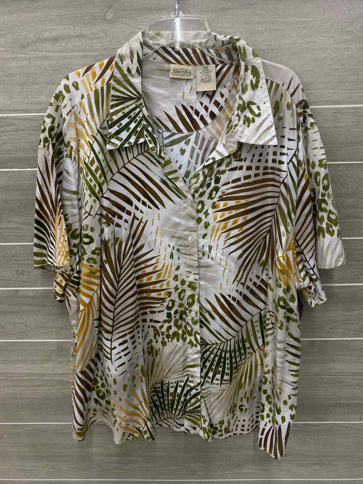 SJB Beige Womens Size 32W Shirt