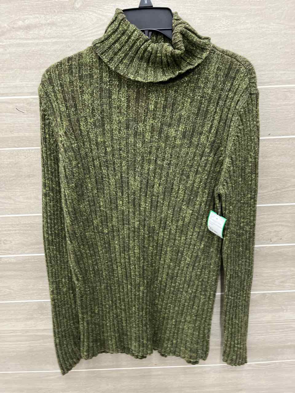 JNY Size L Olive Womens Sweater