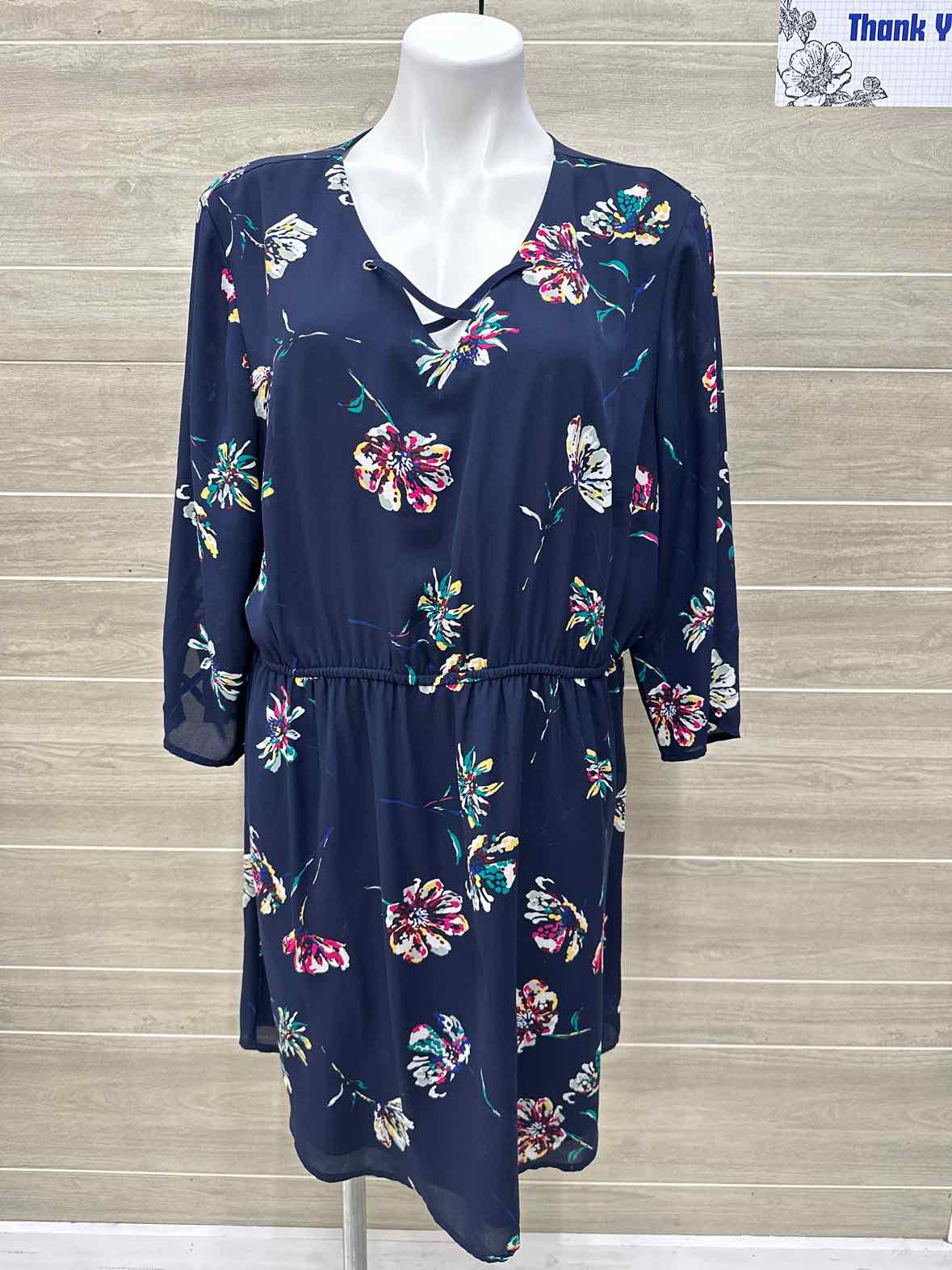 Maurices Size 18 Blue Plus Dress