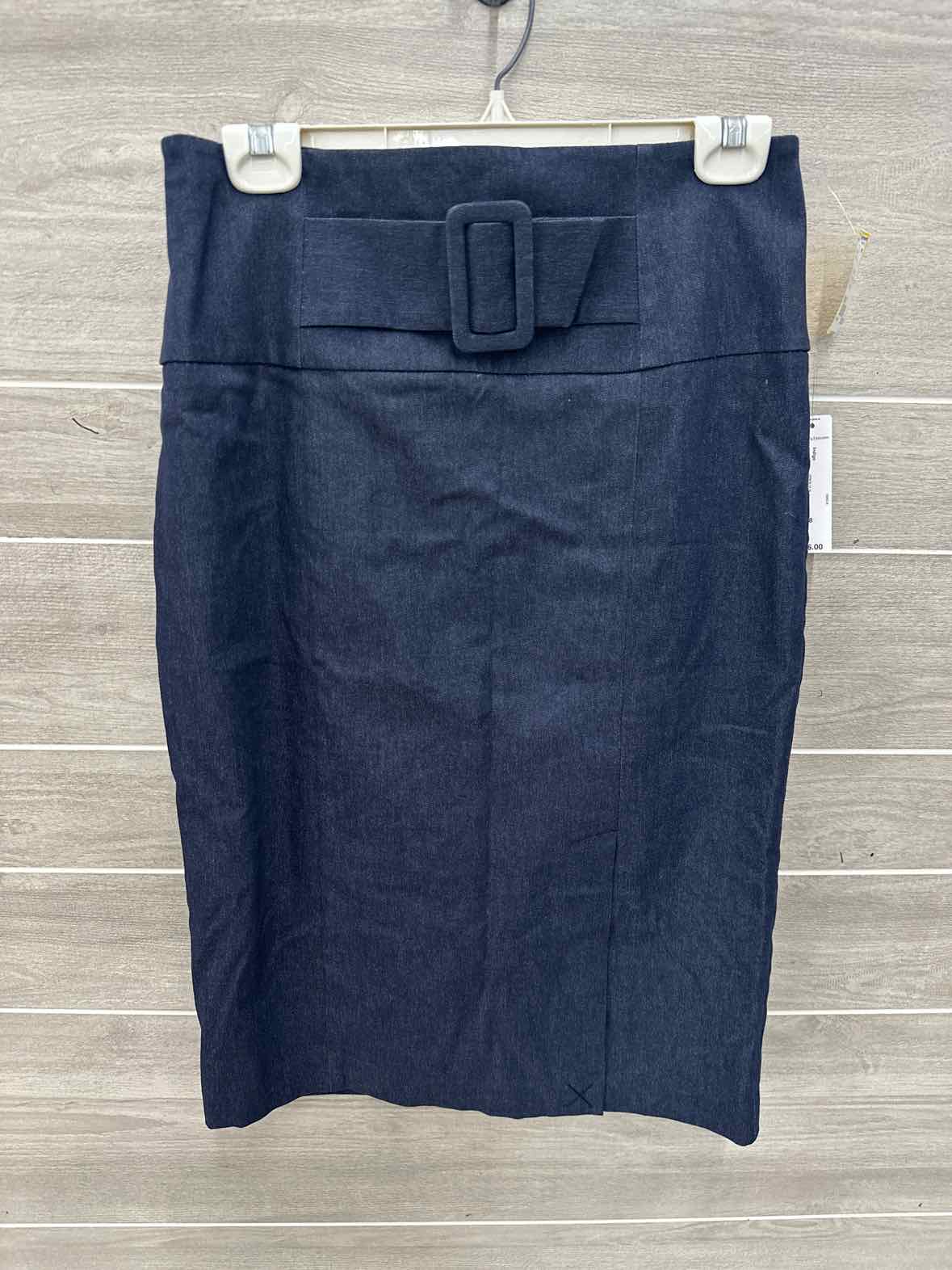 Worthington Blue Womens Women Size 8 Skirt