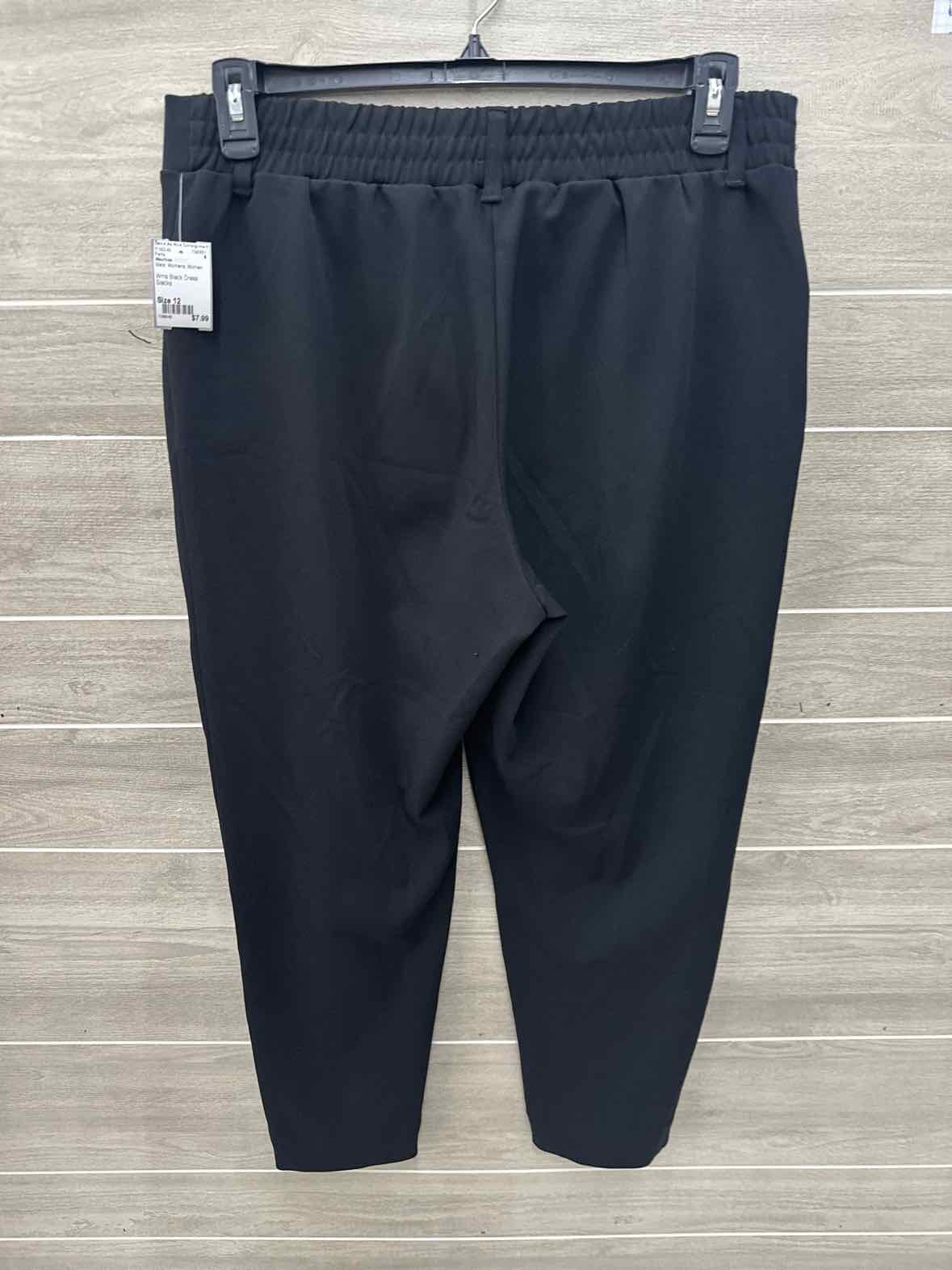 Maurices Black Womens Women Size 12 Pants