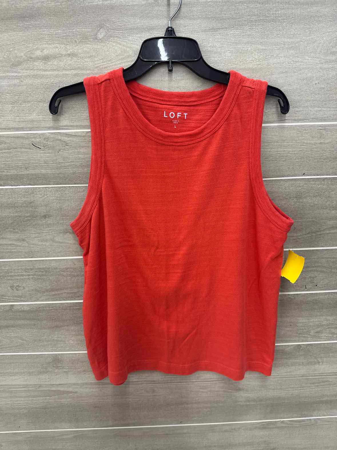 LOFT Coral Womens Women Size L Tank Top