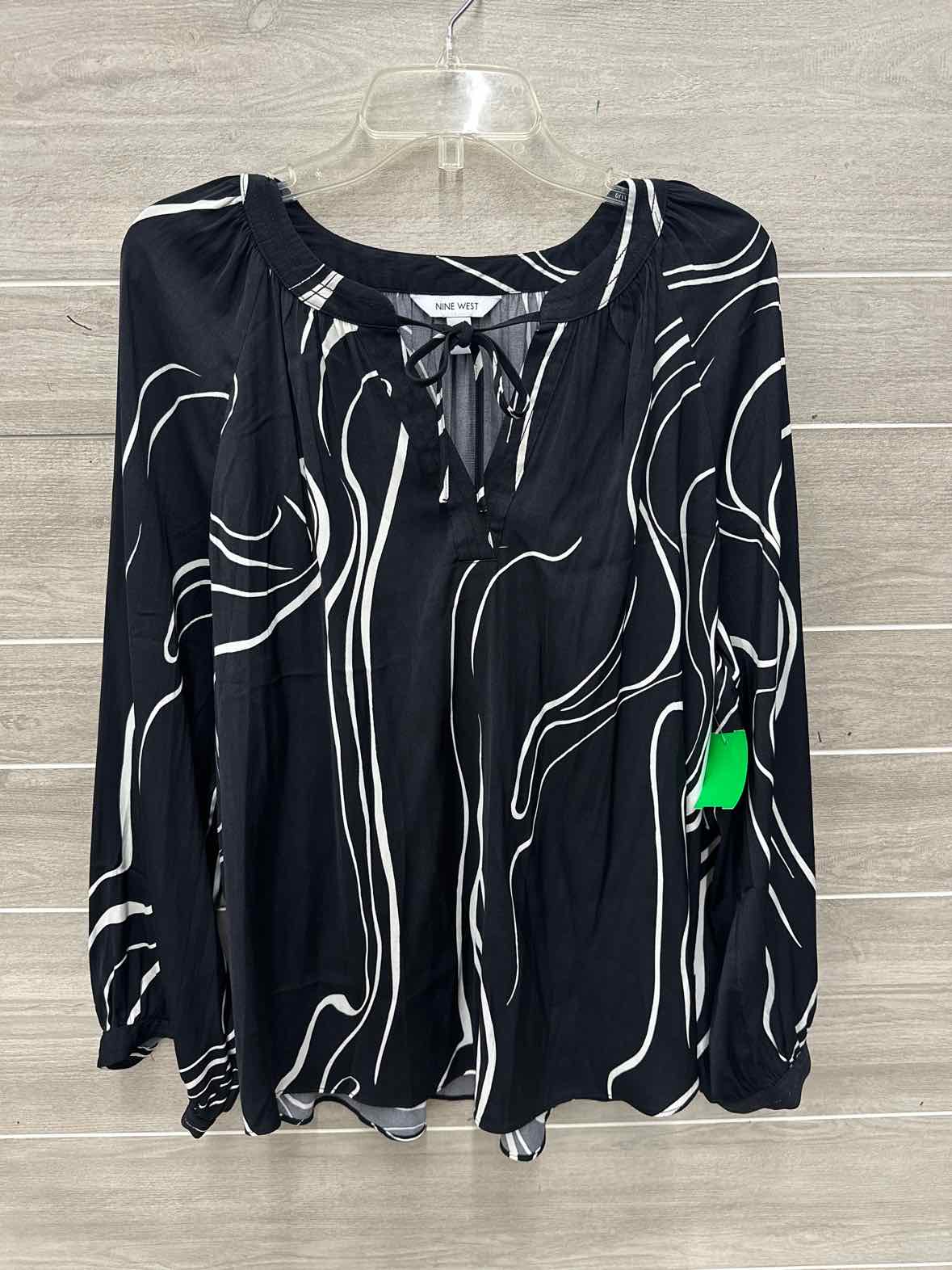 Nine West Size 18 Black Plus Shirt