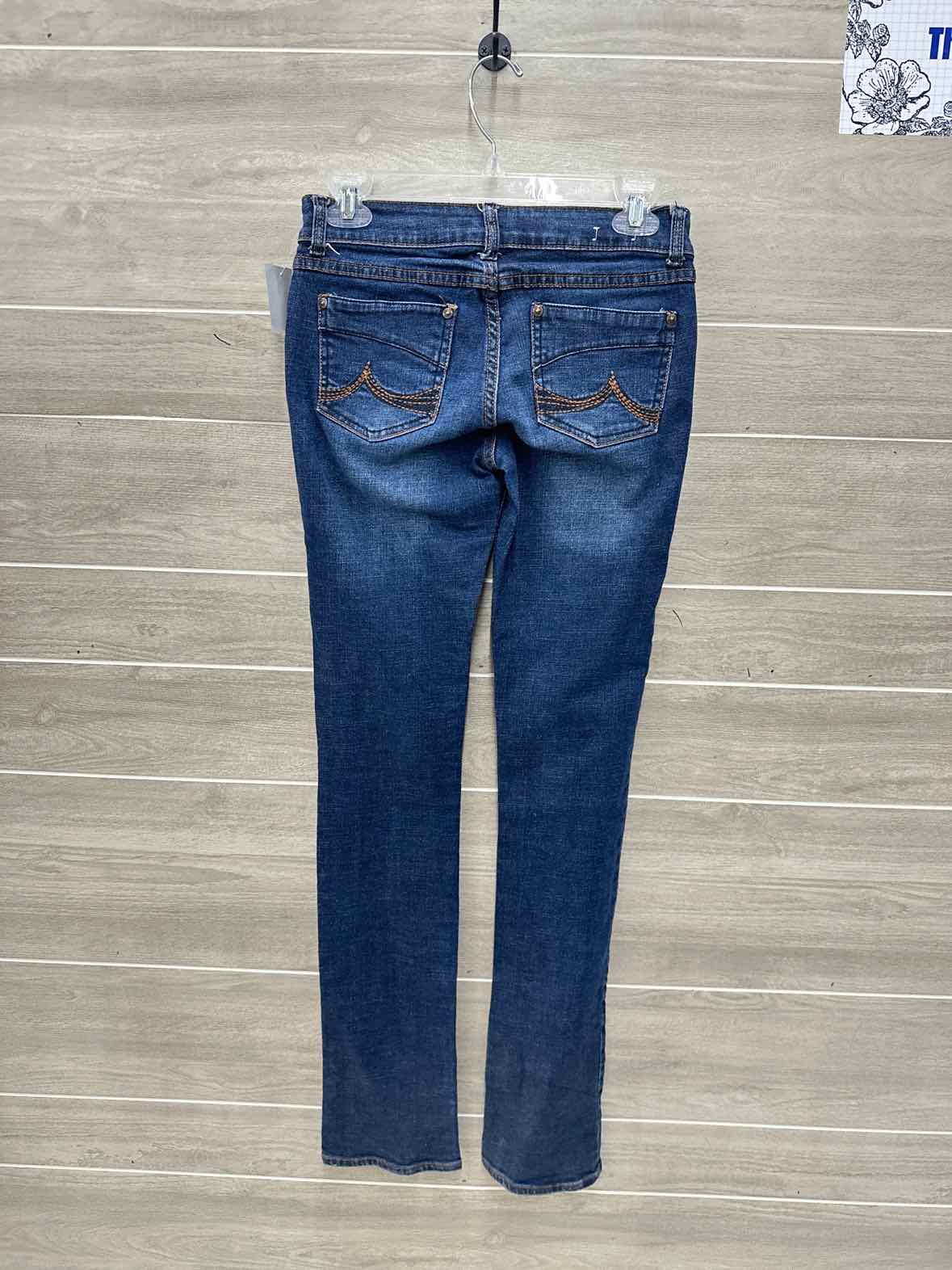 Delia's Blue Junior Size 1 Long Jeans