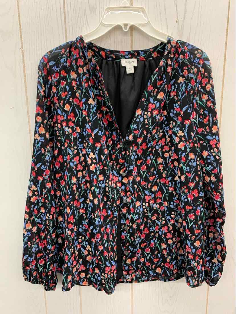 J Crew Black Womens Size M Shirt