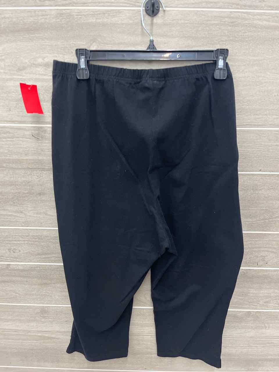 Woman Within Size 18/20 Black Womens Leggings