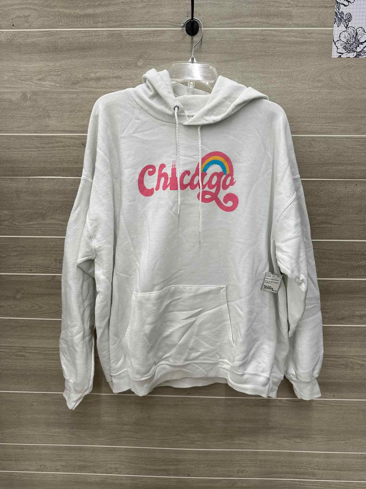 White Womens Women Size XXL Sweatshirt