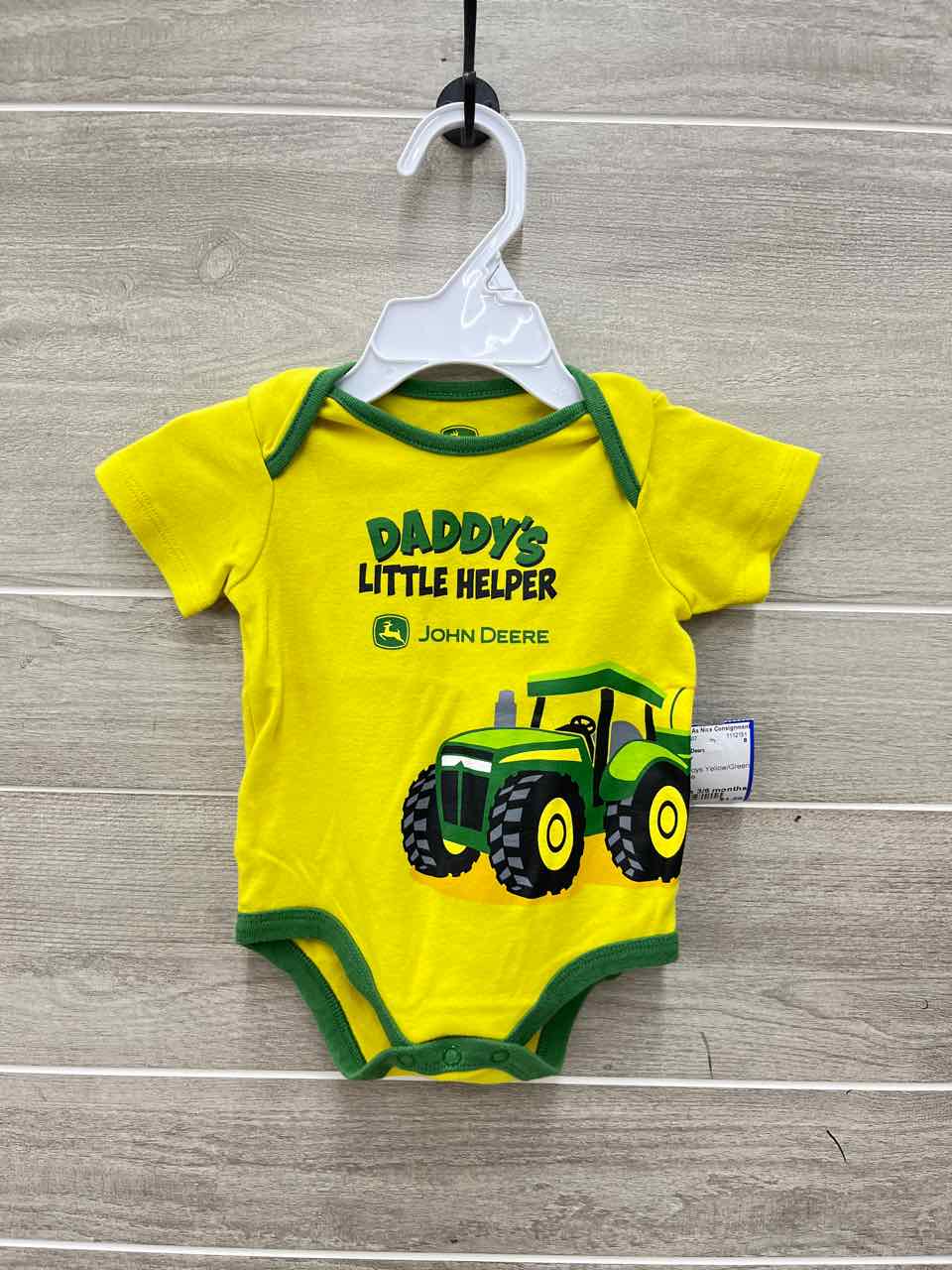 John Deere Infant 3/6 months Onsie