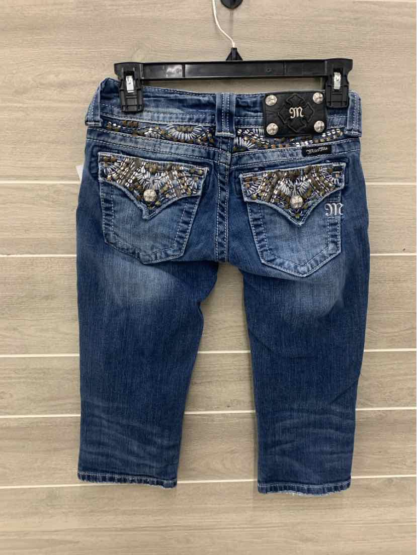 Miss Me Blue Junior Size 0 Jeans