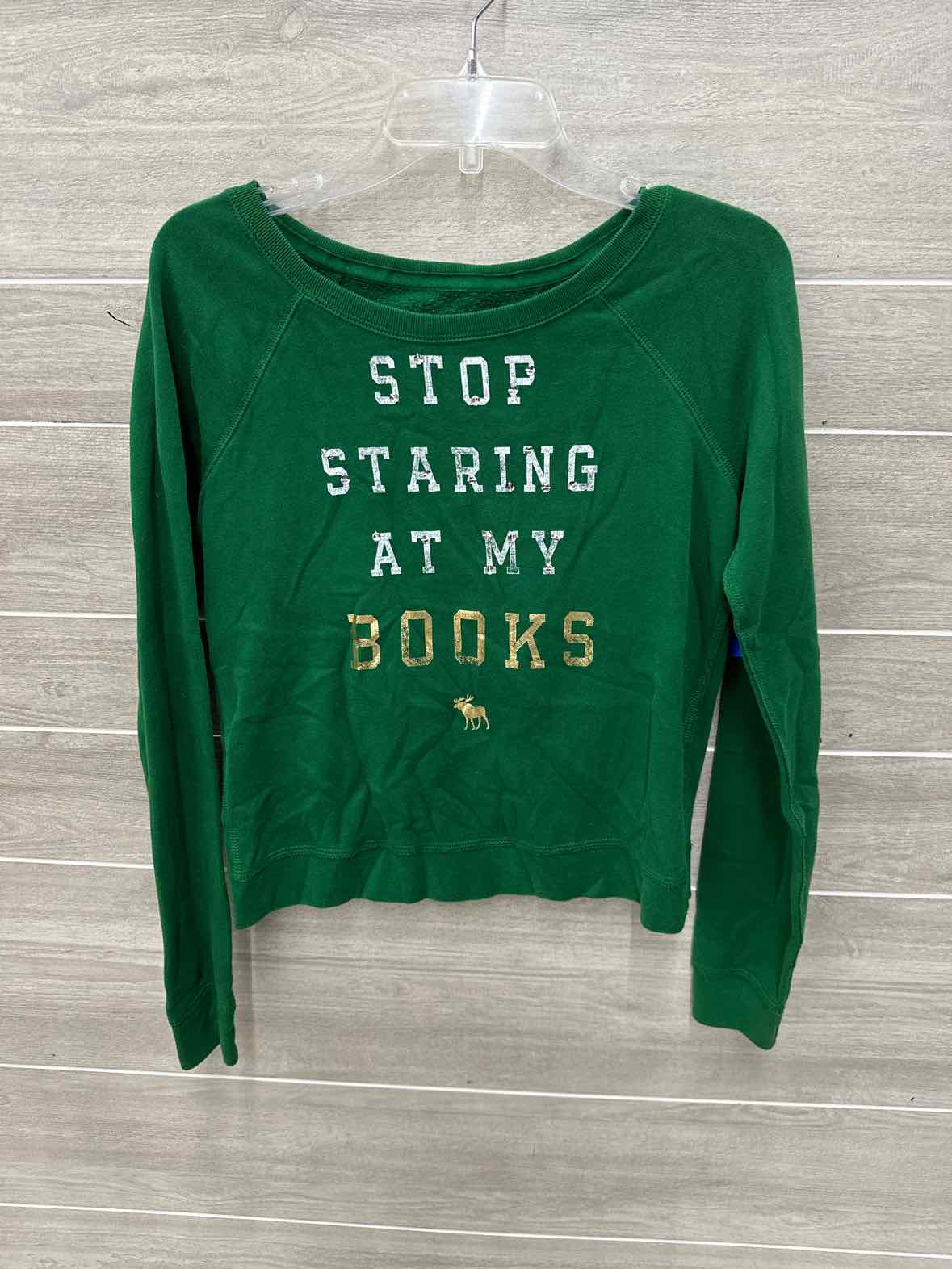 Abercrombie & Fitch Size S Green Junior Sweatshirt