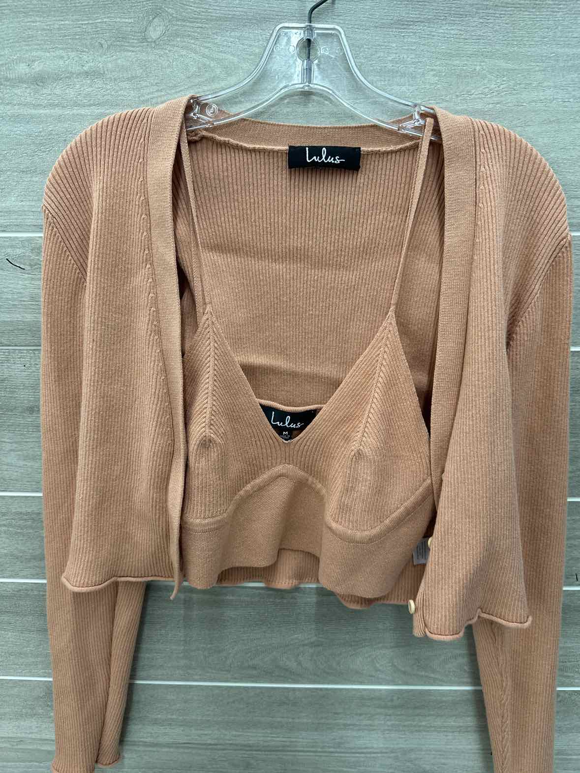 LULU'S Size M Orange Junior Shirt