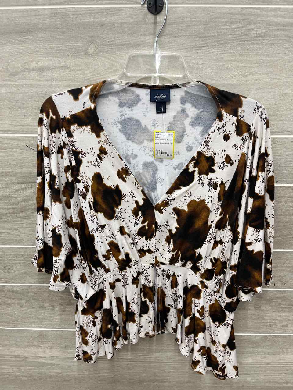 Daytrip Size S Brown Womens Shirt