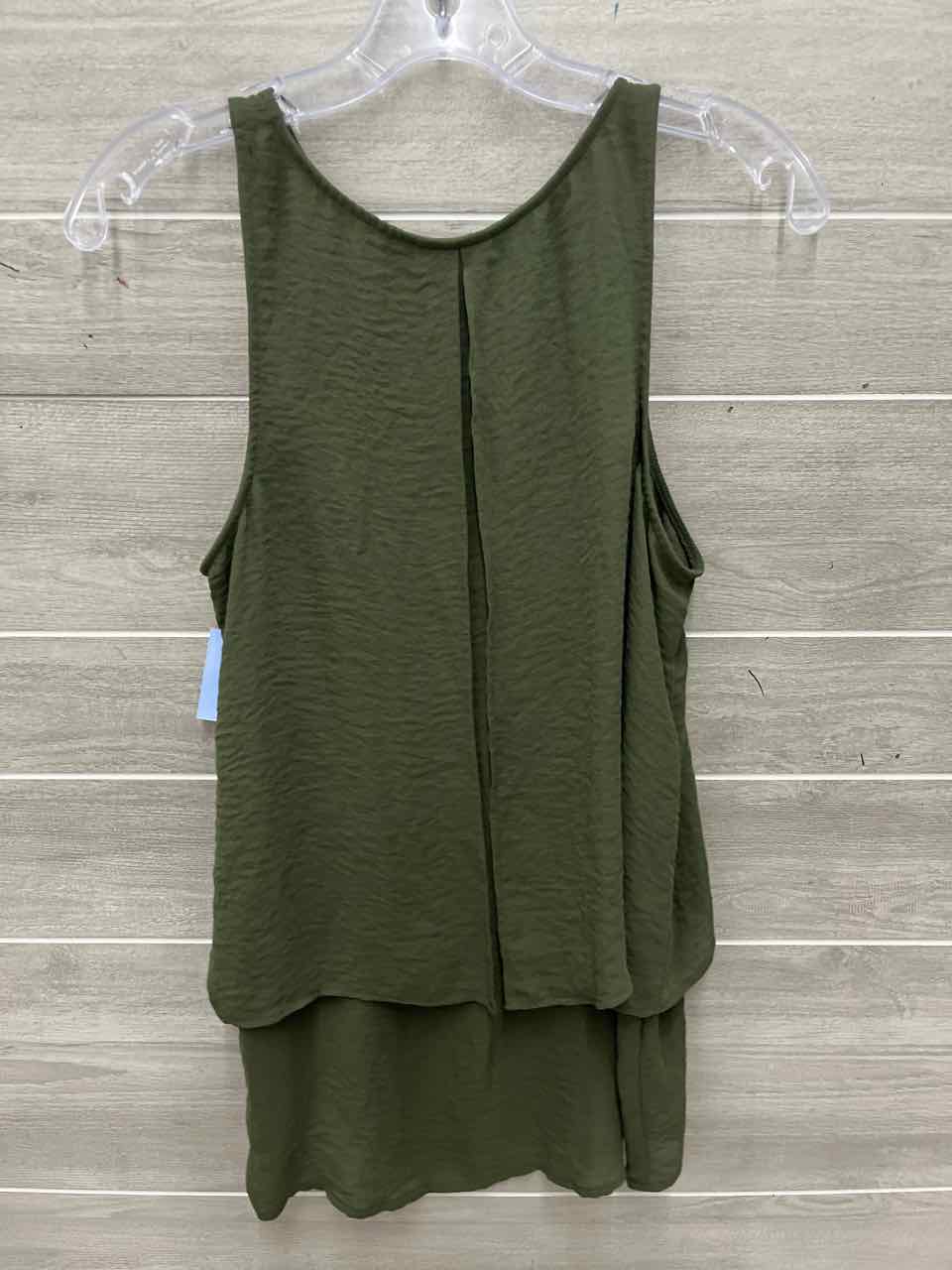 ANA Size M Olive Womens Tank Top