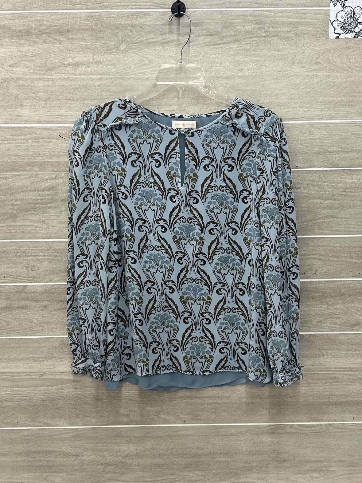 Tory Burch Size 8 Blue Womens Shirt