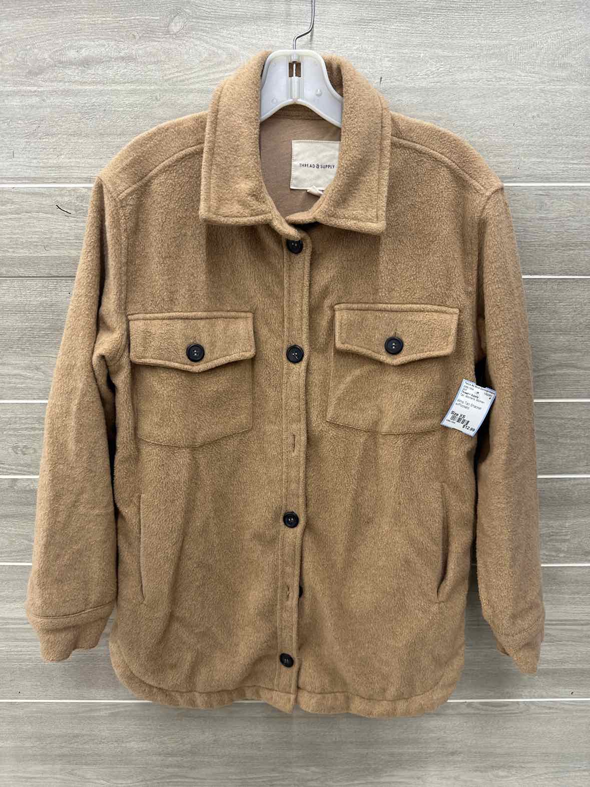 Thread + Supply Size XS Tan Womens Shirt