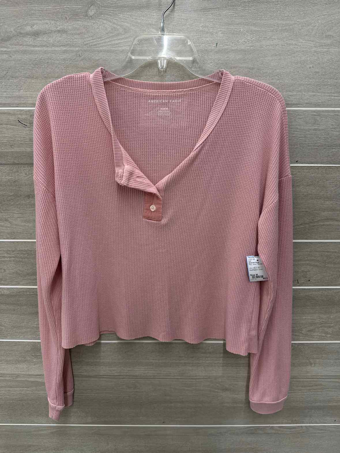 American Eagle Size M Pink Junior Shirt