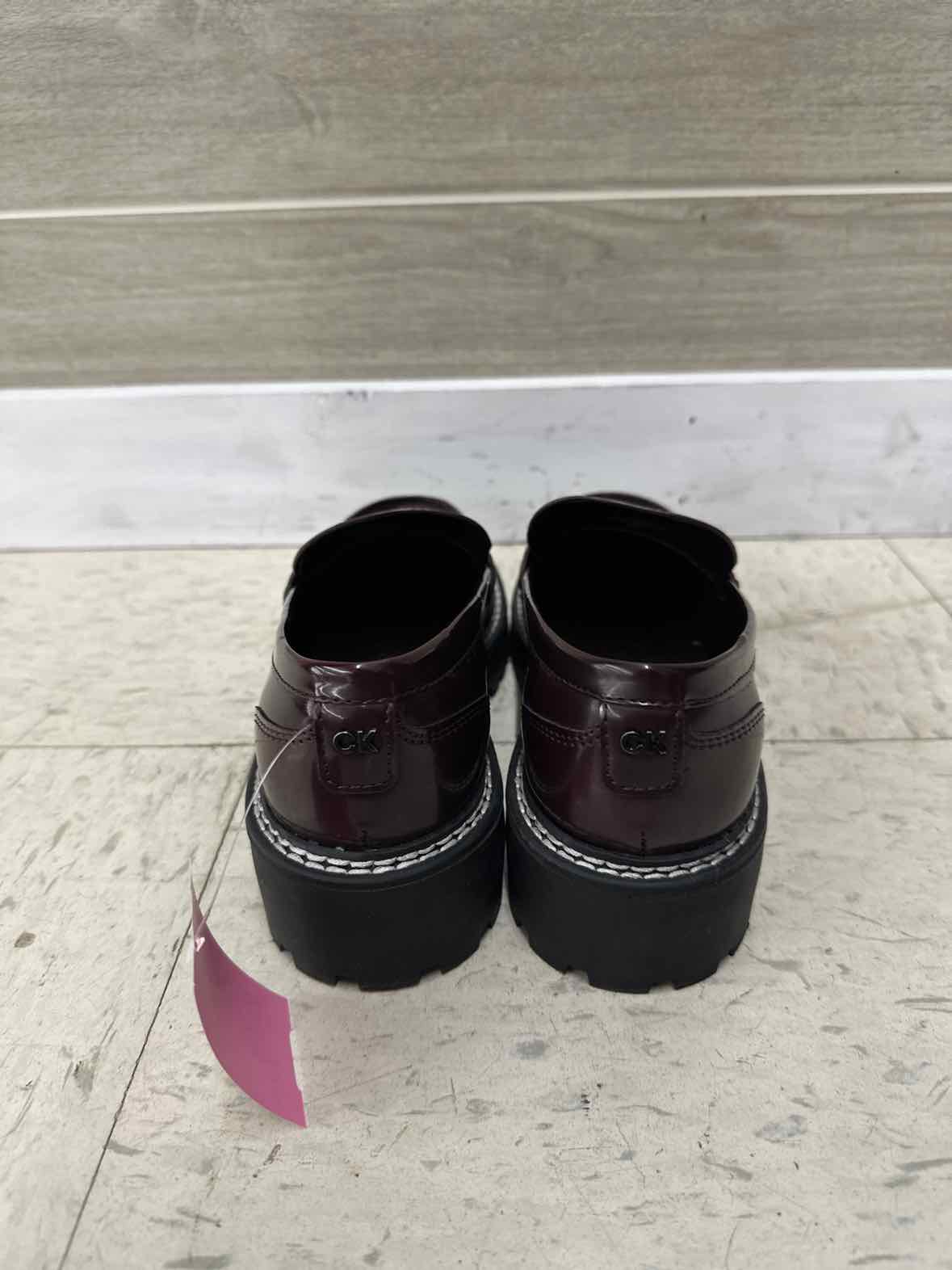 Calvin Klein Burgundy Womens Shoes/Footwear
