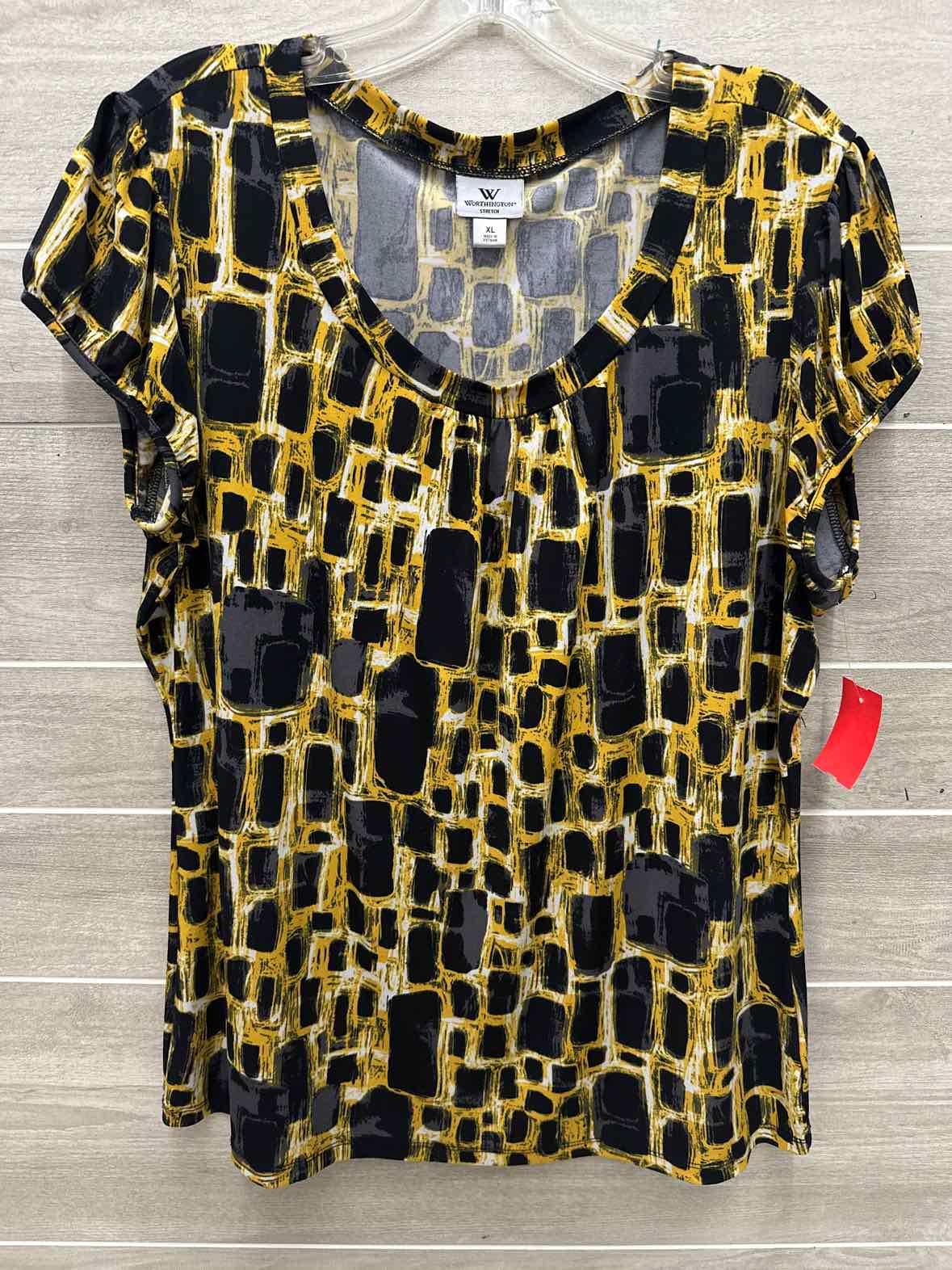 Worthington Size XL Black Womens Shirt