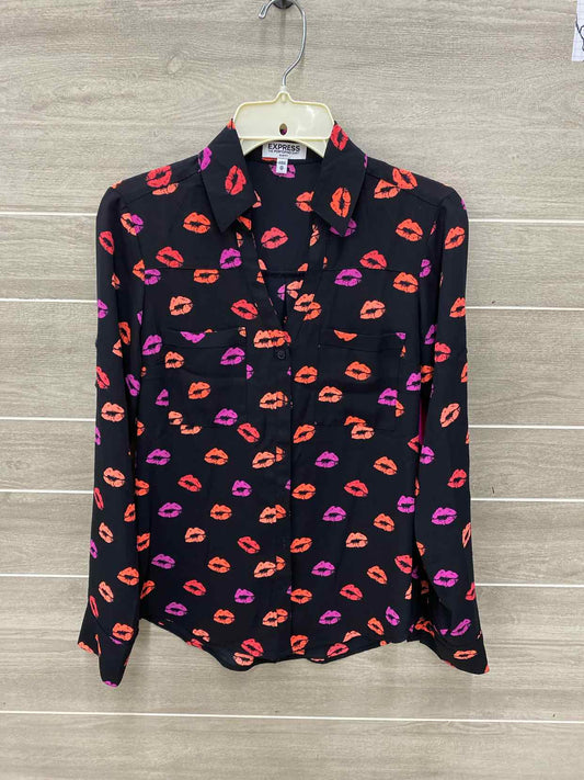 Express Black Womens Size XS Shirt