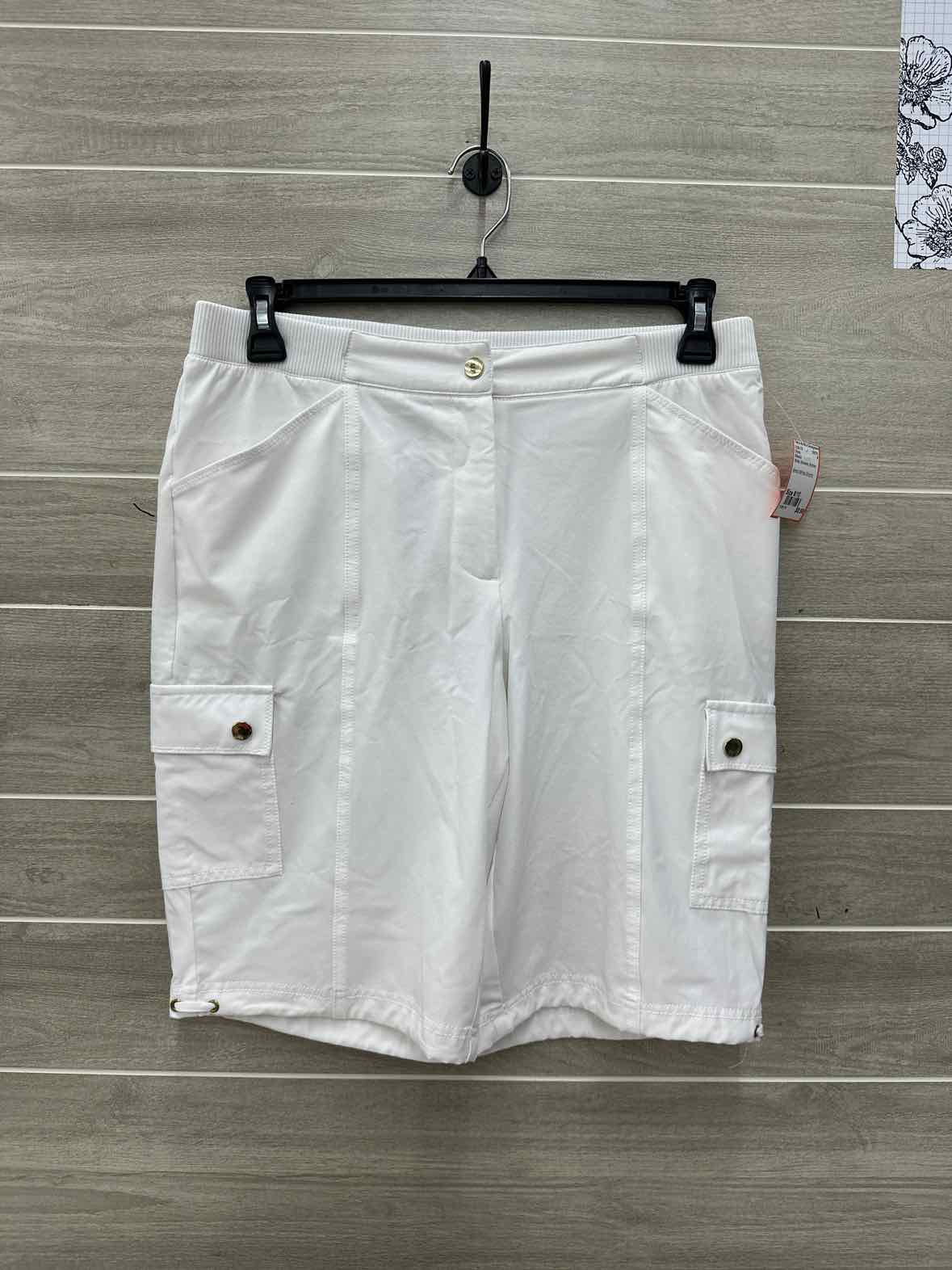 Chico's White Womens Women Size 8/10 Shorts