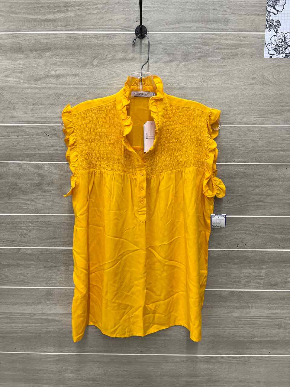 Size M Yellow Womens Shirt