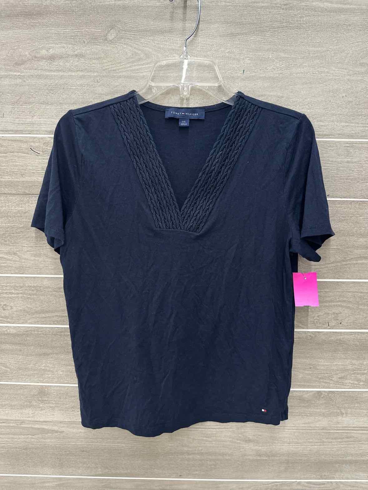 Tommy Hilfiger Size L Navy Womens Shirt