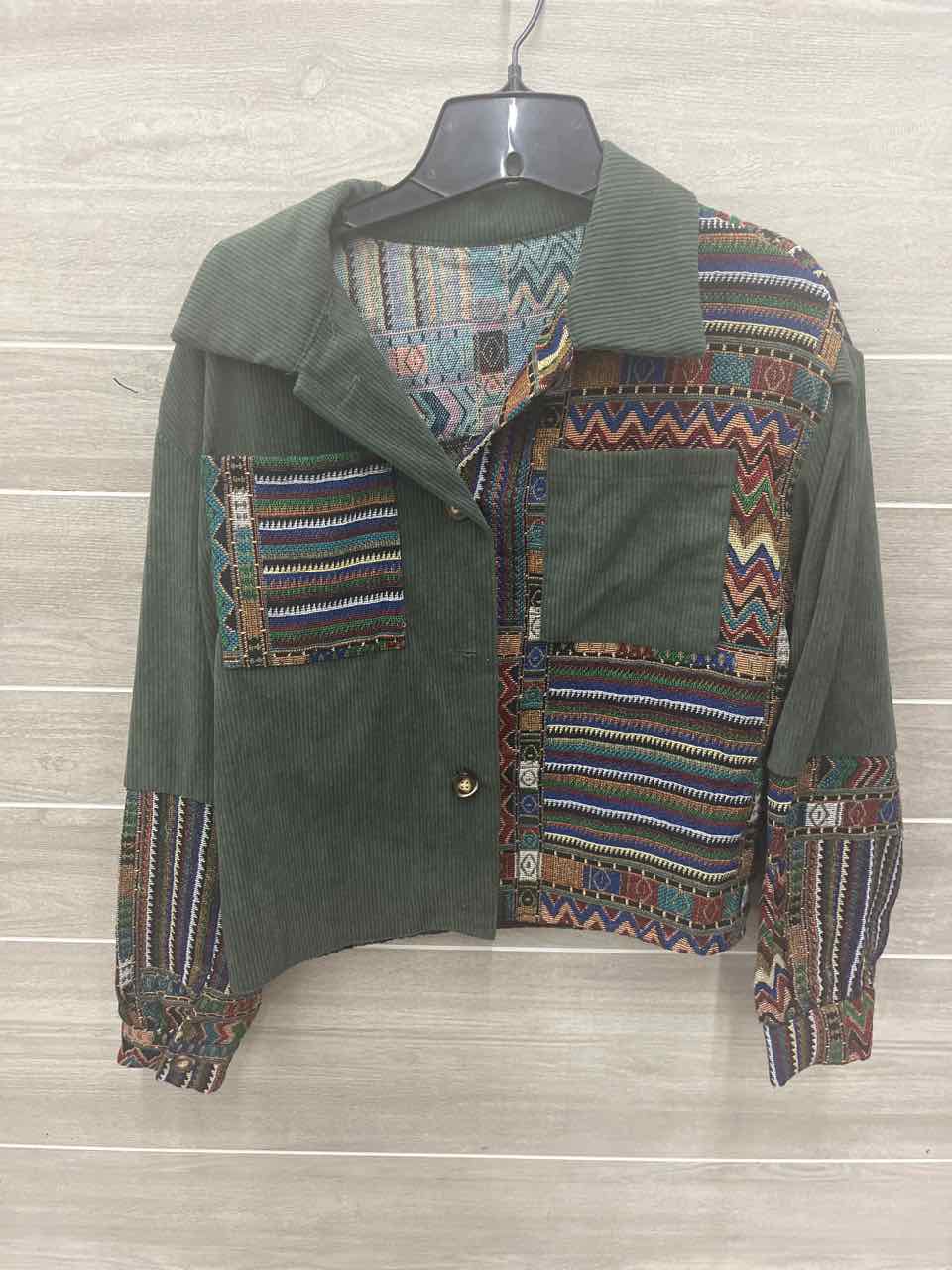 Shein Size 4 Olive Womens Blazer