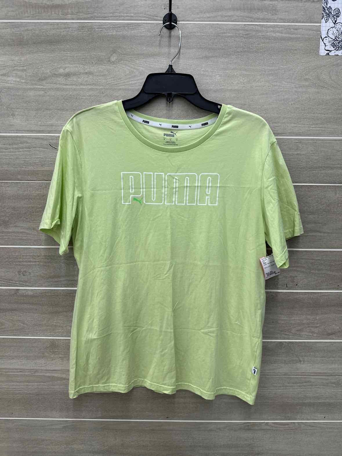 PUMA Size M/L Green Womens Shirt