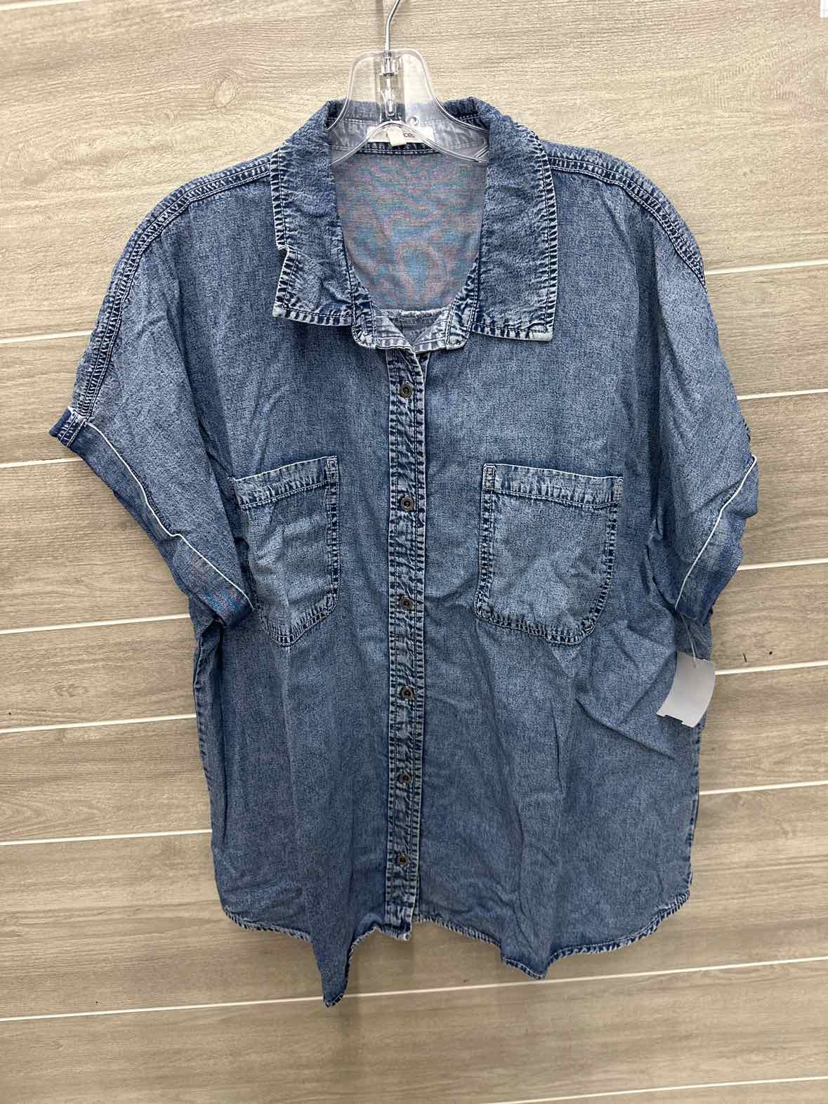 Maurices Blue Womens Women Size XXL Shirt