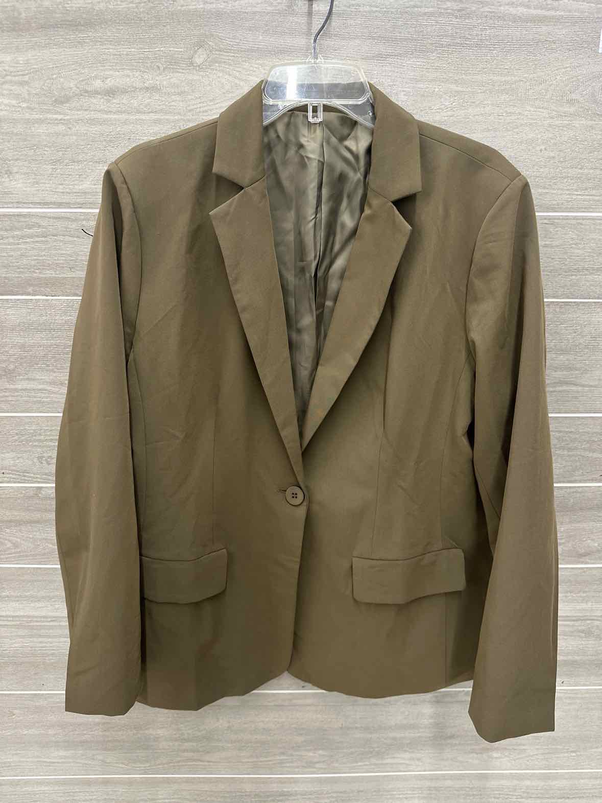 Olive Womens Women Size 16/18 Blazer