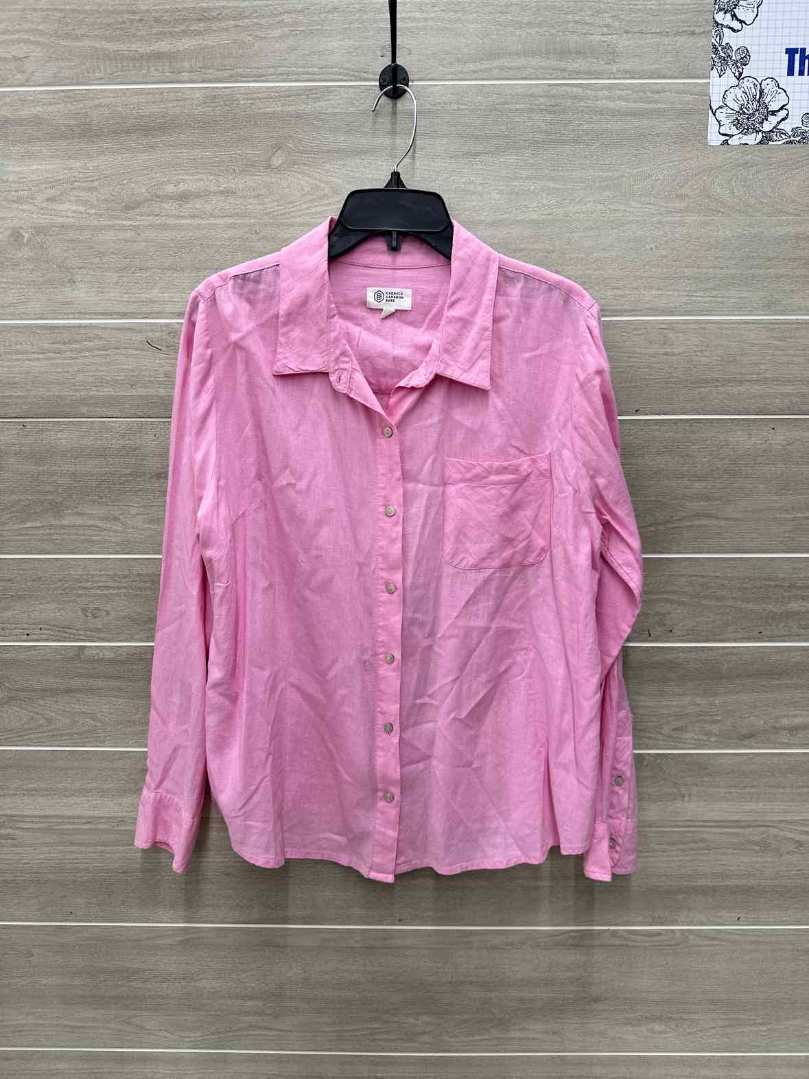 Candace Cameron Bure Size M Pink Womens Shirt