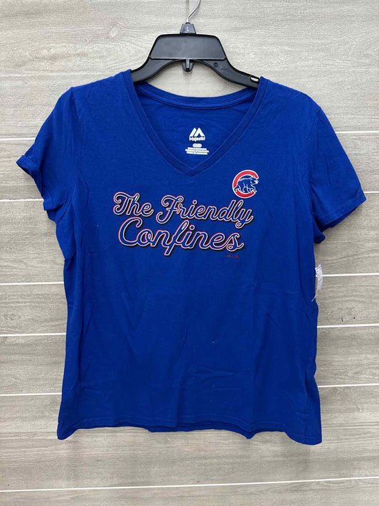 Majestic Blue Womens Size L Shirt