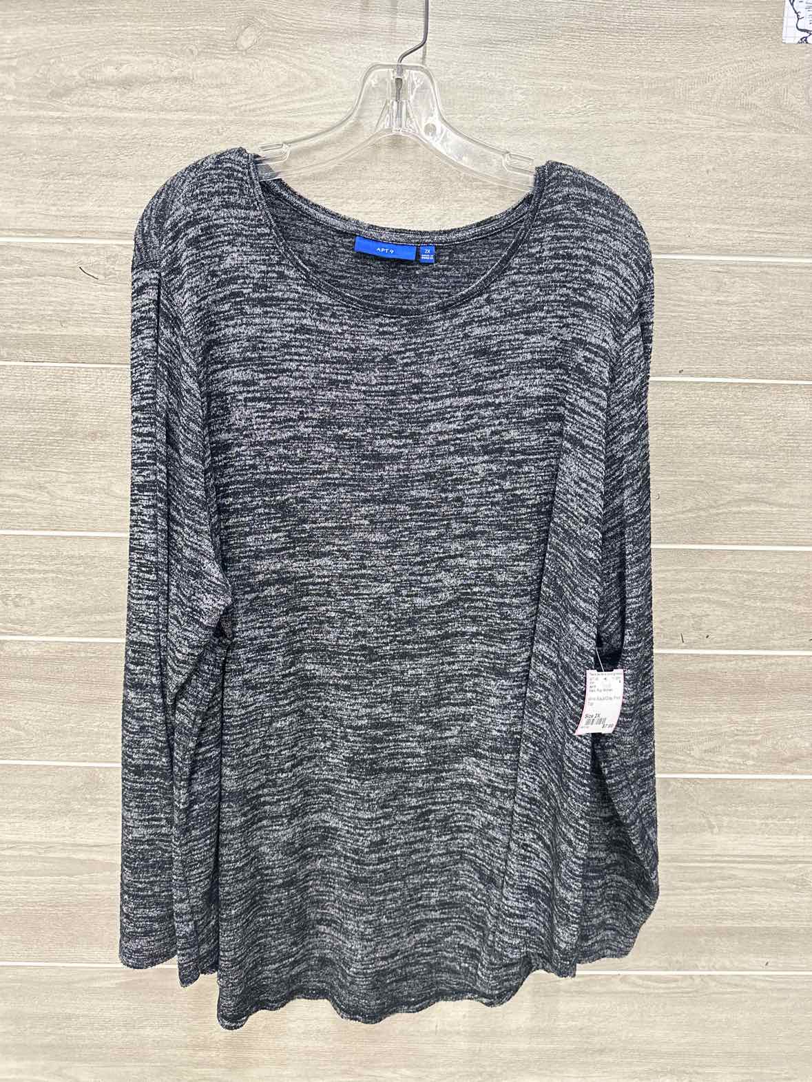 Apt 9 Size 2X Black Plus Shirt