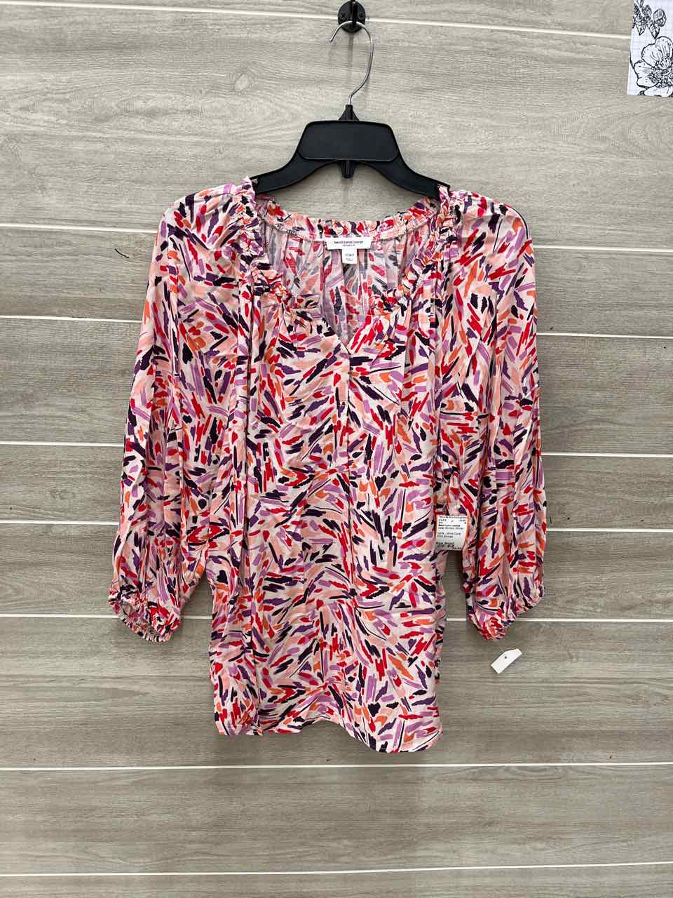 Beach Lunch Lounge Coral Womens Women Size Small Shirt