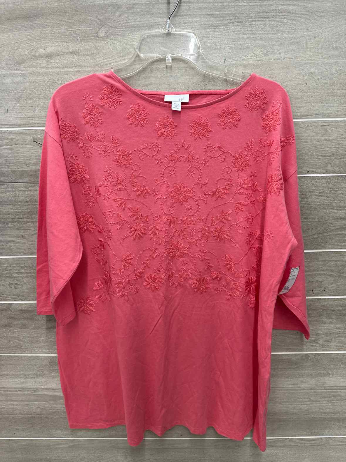 J Jill Size 1X Coral Plus Shirt