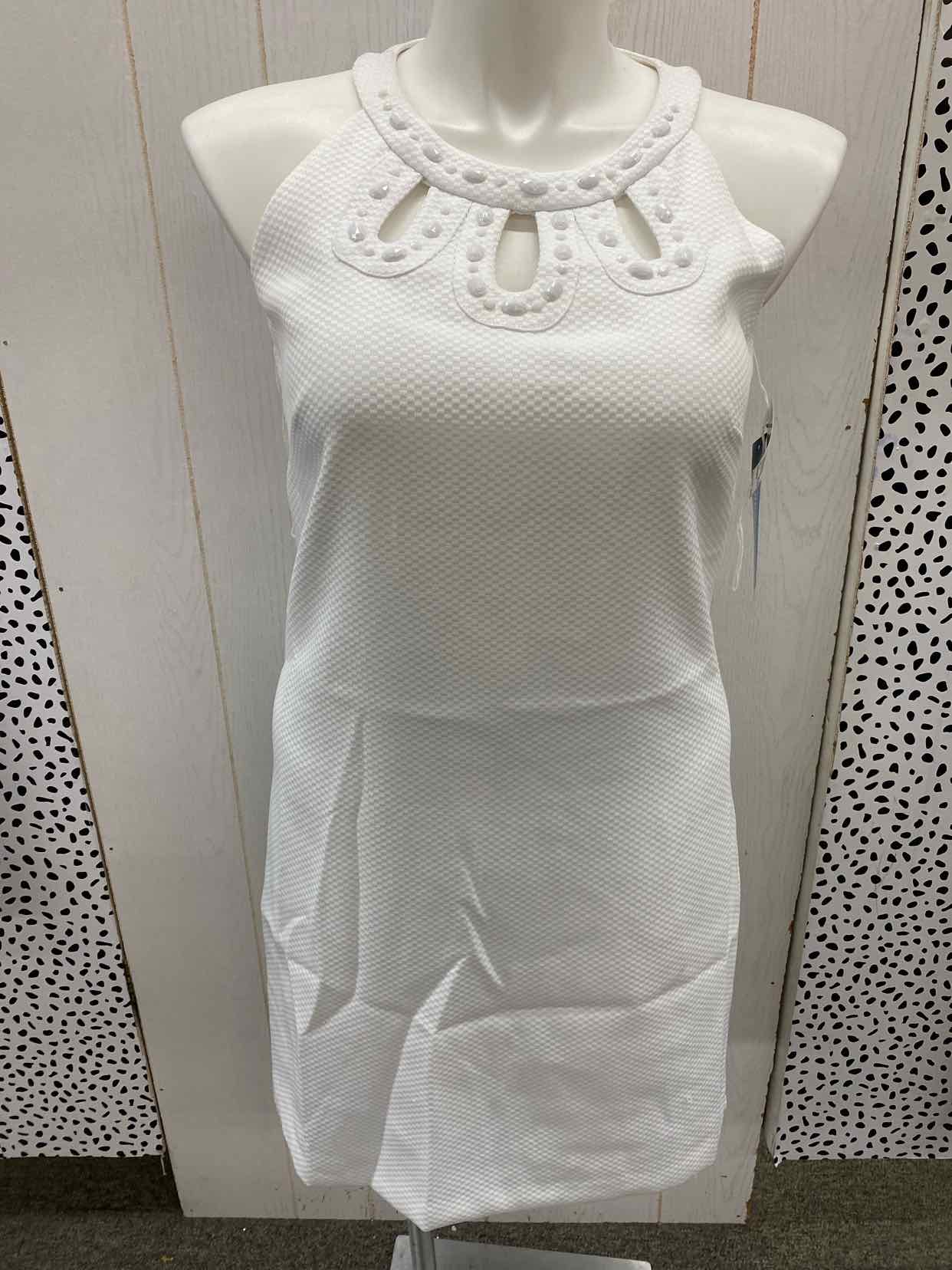 London Times White Womens Size 12 Dress